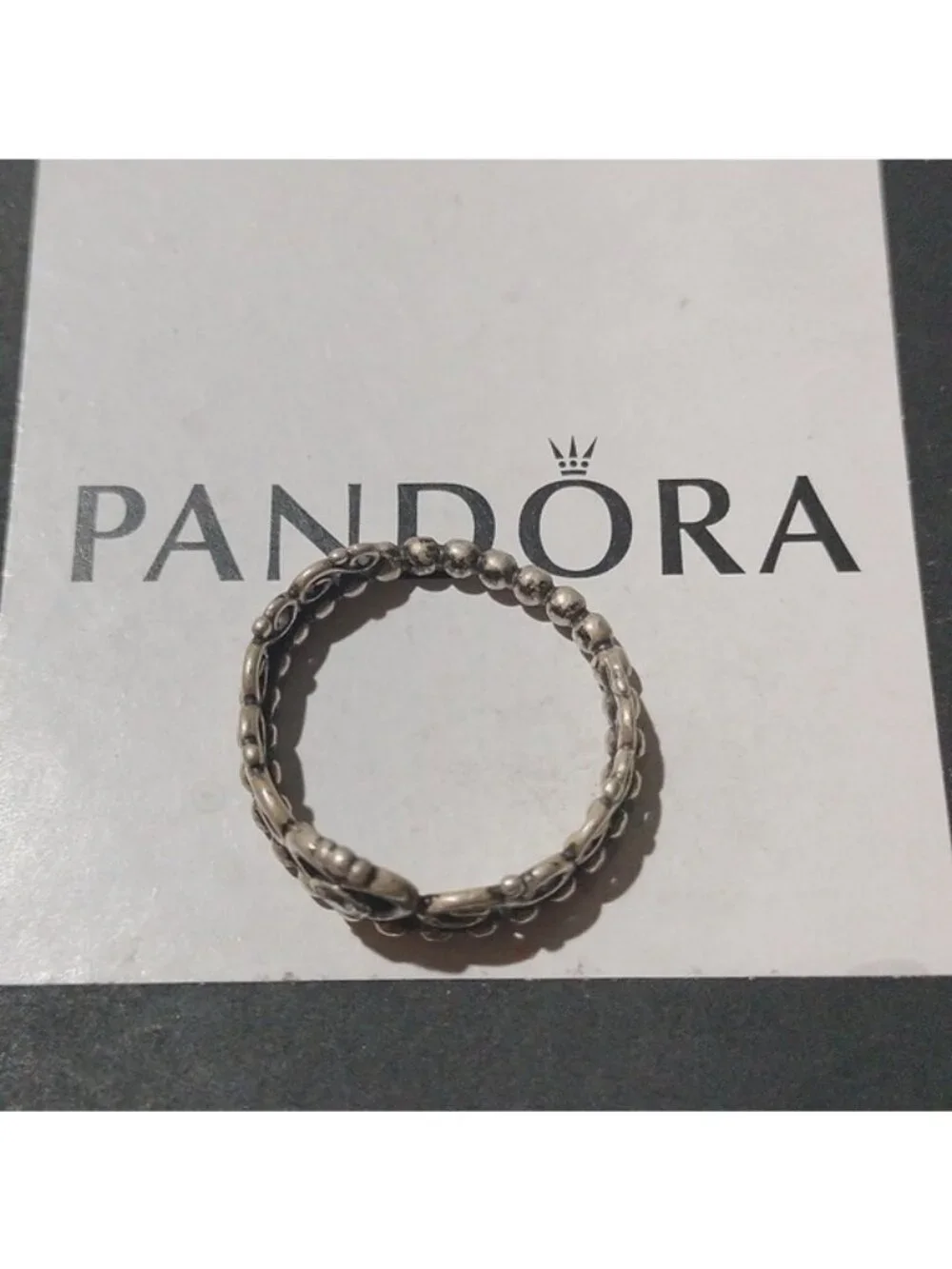 Pandora Sterling Silver My Princess Tiara Crown Ring, 190880cz, Size 56